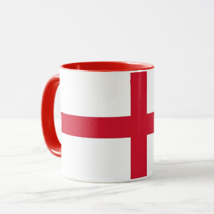 Black Combo Mug with flag of England, UK