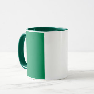 Black Combo Mug with flag of Nigeria