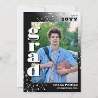 Black Connections 2 in 1 Photo Graduation