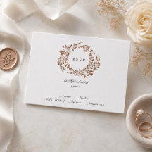 Black Copper Botanical Wedding