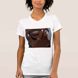 Black couple artwork art (Black love) T-Shirt