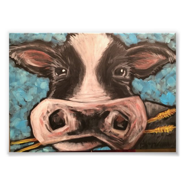 Black Cow Print (Front)