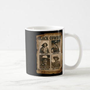 Black Cowboy Western Rodeo Melanin Black History T Coffee Mug
