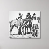 Black Cowboys at Bonham, Texas, c.1890 (b/w photo)