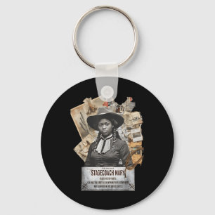 Black Cowgirl Western Rodeo Black History Texas Wo Keychain