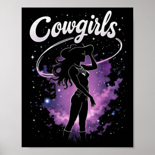 Black Cowgirl Western Rodeo Melanin Black History  Poster