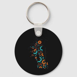 Black Cowgirls Melanin Women Western Rodeo Texas W Keychain