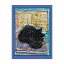 Black Cozy Cat Sleeping on Bed