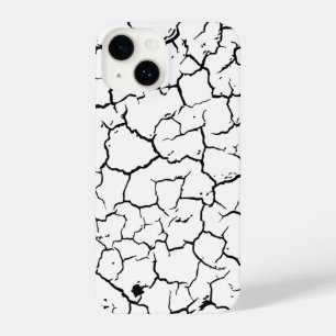 Black Cracks iPhone 14 Case