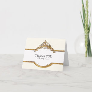 Black Cravate Elegance 2, Golden Merci Cartes Note