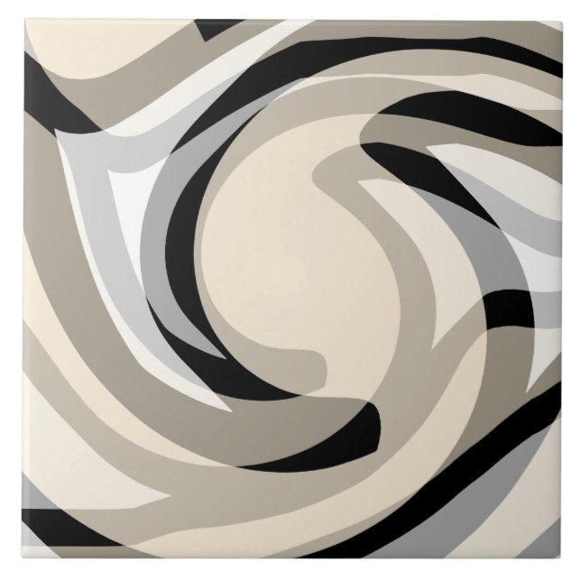 Black Cream and Grey Tile (Front)