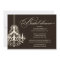 BLACK & CREAM CHANDELIER | BRIDAL SHOWER INVITE