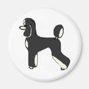 Black & Cream Phantom Magnet