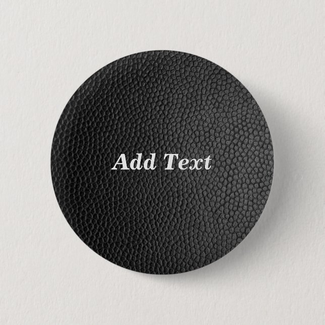 Black Create Your Own Blank Template 2 Inch Round Button (Front)
