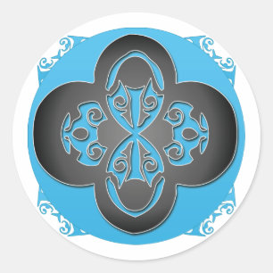 black cross Sticker - Customized