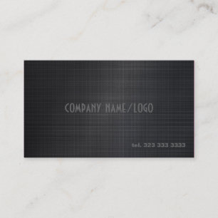 Black Cross Stitch Pattern Business Card Template