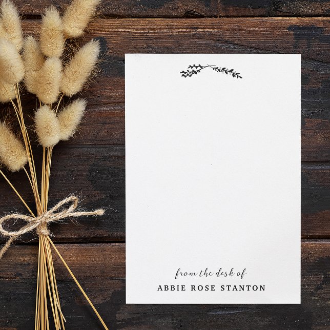 Black Crossed Twigs From the Desk Of Card (Creator Uploaded)