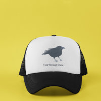 Black Crow Bird Illustration Personalized