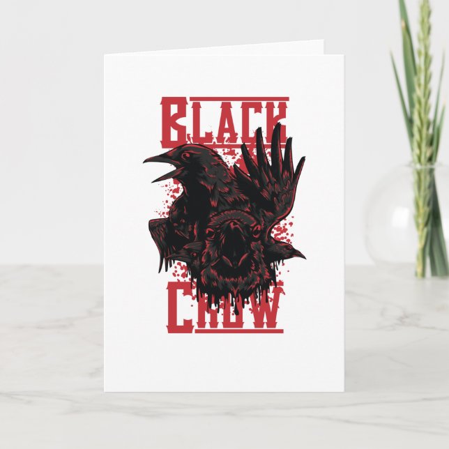 Black Crow Card (Front)