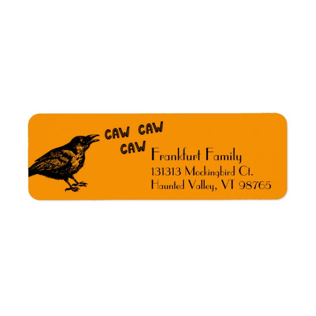 Black Crow Caw Caw Caw (Front)