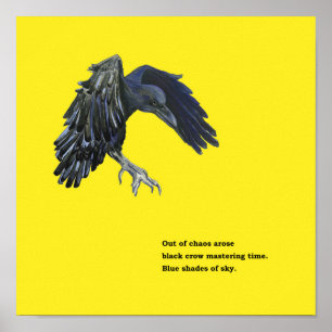 Black Crow & Haiku Poster