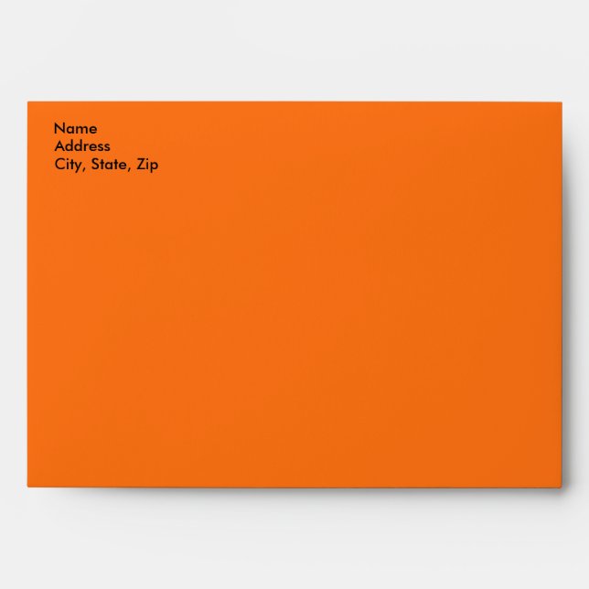 Black Crow Halloween Envelope (Front)