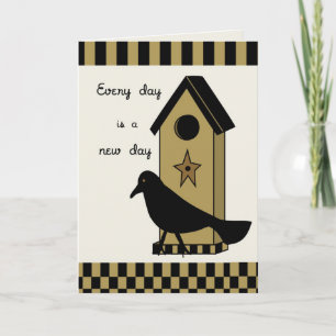 Black Crow House Encouragement Card