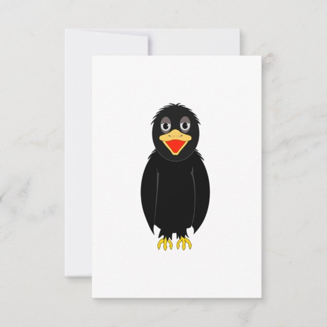 Black Crow Invitations (Front)