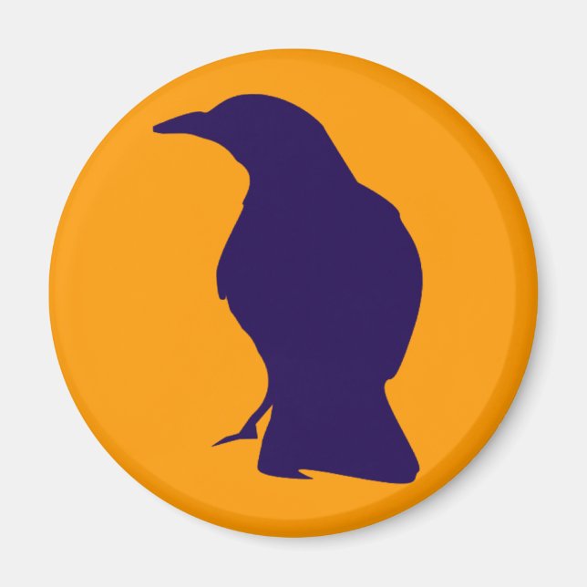 Black Crow Magnet (Front)