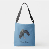 Black Crow Master of Time Personalized Sky Blue
