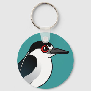 Black-crowned Night Heron Keychain