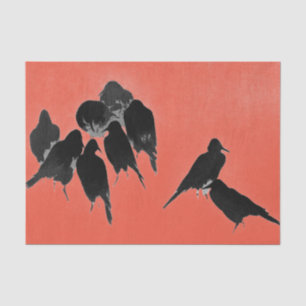 BLACK CROWS JAPANESE PRINT TISSUE PAPER