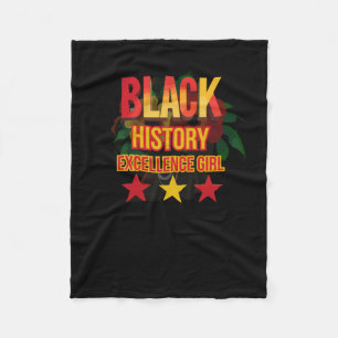 Black Culture Black History Period Sticker Fleece Blanket