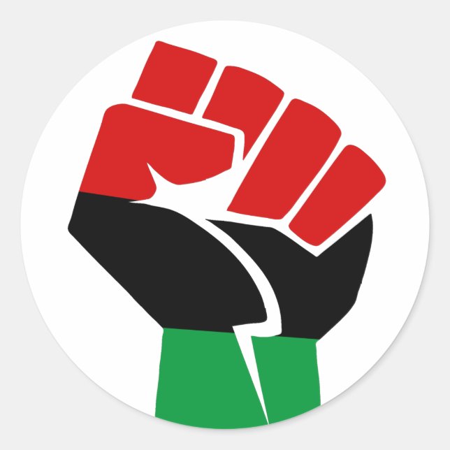 Black Culture Matters  Classic Round Sticker (Front)