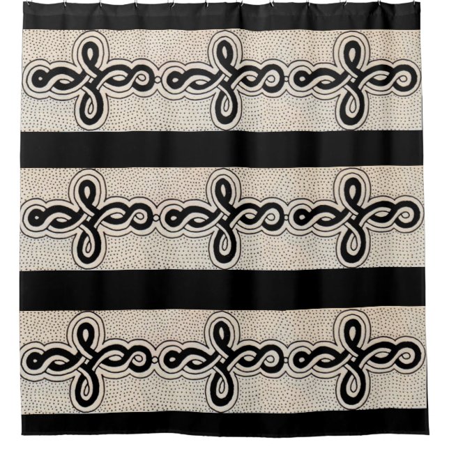 black curlicue print (Front)