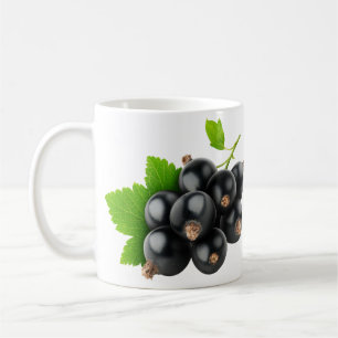 Black currants coffee mug