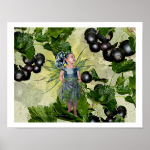 Black Current Fairy Poster