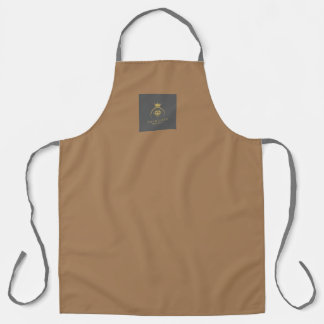 Black Custom Business Apron Logo Personalized Larg