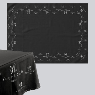 Black Custom Business Logo Trade show Display Tabl Tablecloth