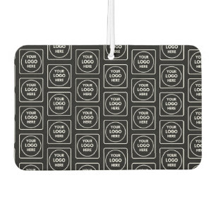 Black Custom Company Logo Business Branding Design Air Freshener