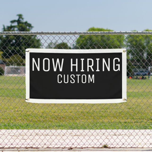 Black Custom Now Hiring Banner (Insitu)