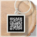 Black | Custom QR Code Scannable Keychain<br><div class="desc">Looking for a powerful marketing tool to enhance your business? Look no further than our QR code keychains! With the ability to create a QR code directly onto the keychain, you can easily direct your customers to your website, social media pages, or other online media platforms. These keychains make great...</div>