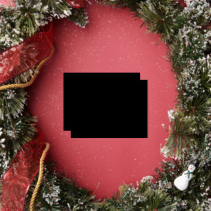 Black Customizable Make Your Own Foil Holiday Postcard