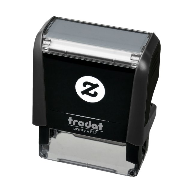 Black Customizable Make Your Own Self-inking Stamp (Product)