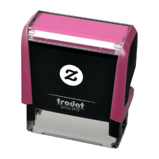 Black Customizable Make Your Own Self-inking Stamp