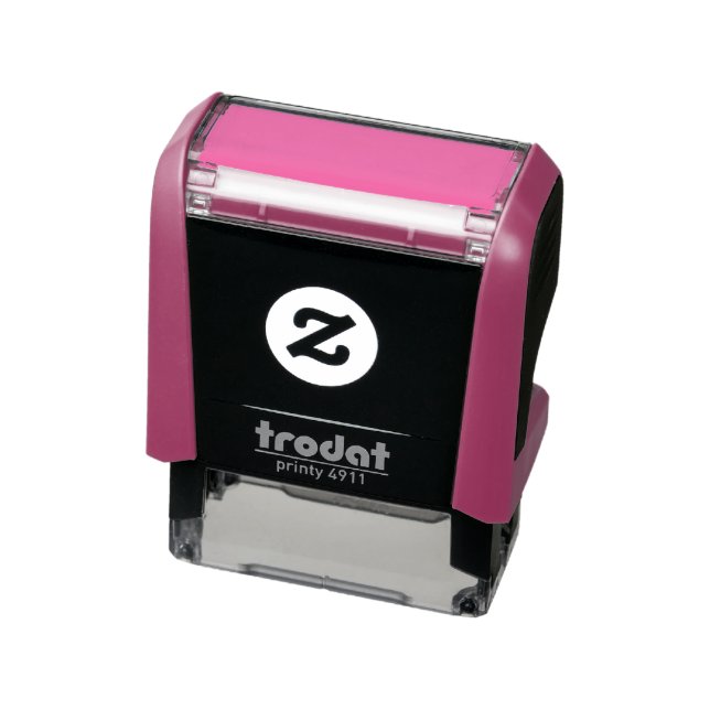 Black Customizable Make Your Own Self-inking Stamp (Product)