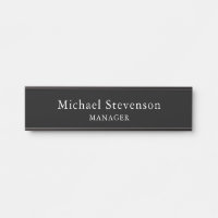 Black Customize Name & Title Profession