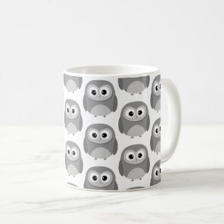 Black cute owl coffee mug