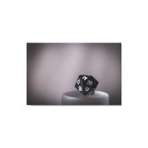 Black D20