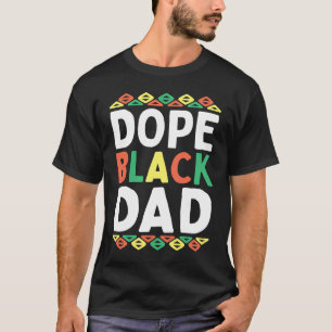 Black Dad African American Black History Month Pri T-Shirt